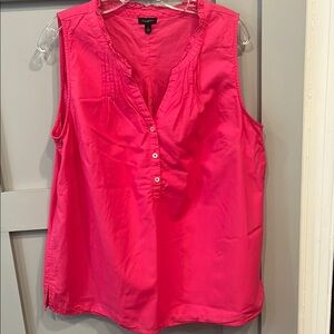 Talbots Women's Pink Sleeveless Top
